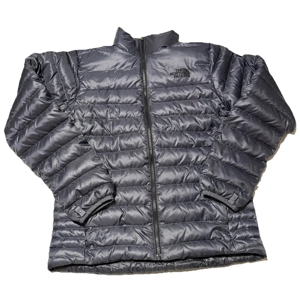 The North Face Men's 550 PUFFER RTO Goose Down Fill Jacket Small Gray Black